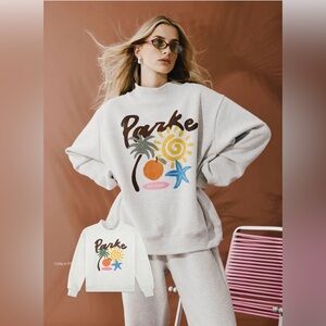 PARKE MIAMI CITIES MOCK NECK